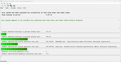 Maximum latencies after ten seconds of Prime95