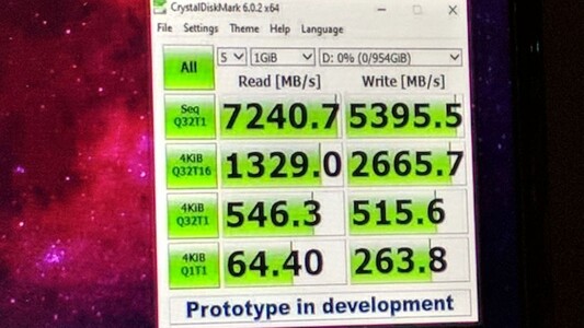 CrystalDisk benchmark results (Source: Tom's Hardware)