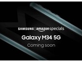 The Galaxy M34 is on the way. (Source: Amazon IN)