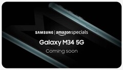 The Galaxy M34 is on the way. (Source: Amazon IN)