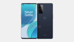 The OnePlus 9 Pro offers a mix of the OnePus 8 Pro and 8T&#039;s design. (Image Source: OnLeaks on Voice)