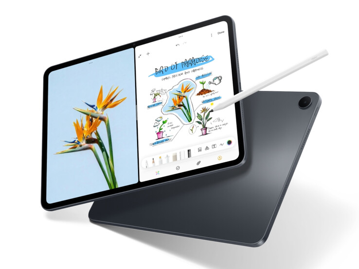 The Oppo Pad 5 in Starlight Black, the only finish available globally.