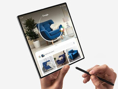 Samsung will officially unveil the Galaxy Z Fold7 on July 9, older model pictured. (Image source: Samsung)