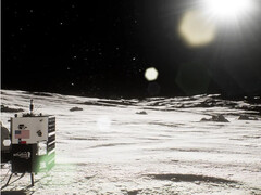 From the moon, the view of the universe is unfiltered. (Source: Intuitive Machines)