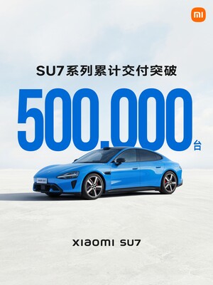 500,000 Xiaomi EVs in just 28 months.