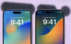 The latest rumor about the Apple iPhone 14 Pro and iPhone 14 Pro Max is that the notch layout can be toggled. (Image source: Weibo & RendersByShailesh - edited)