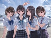 Blue Reflection Quartet key art.