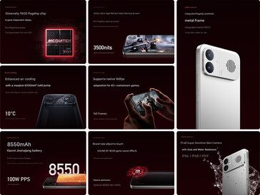 Core highlights of the gaming phone (machine translated)