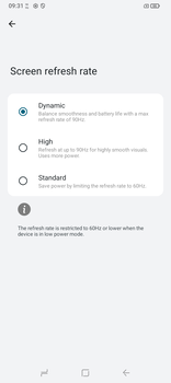 60 Hz and 90 Hz modes for the display. (Image source: Sergey Tarasov - Notebookcheck)