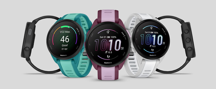 The Garmin Forerunner 165 smartwatch. (Image source: Garmin)
