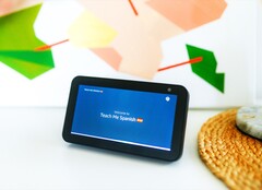 The Amazon Echo Show pictured will soon face competition from Apple.
