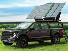 The Jackery Explorer System combines a rooftop tent with retractable solar panels. (Image source: Jackery)
