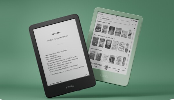 The 2024 edition of the entry-level Kindle is available in Black and Matcha. (Image source: Amazon)