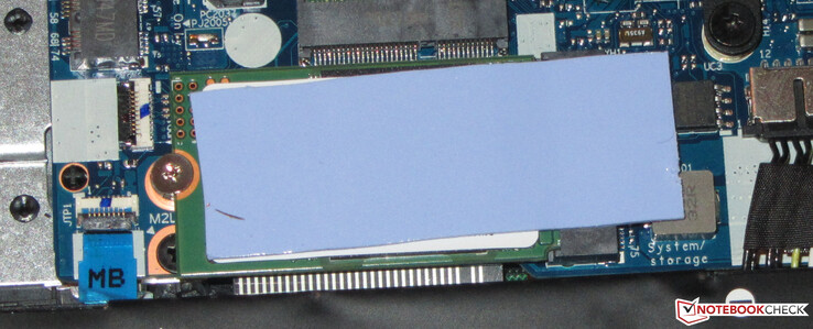 An NVMe SSD serves as the system drive