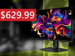 The 27-inch MSI MAG 271QPX QD-OLED gaming monitor has reached an all-time low price on Amazon. (Image source: MSI - edited)