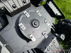 Mower deck of the Luba Mini AWD LiDAR 1500