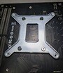 The back of one of the boards, right where the laptop Intel SoC is located