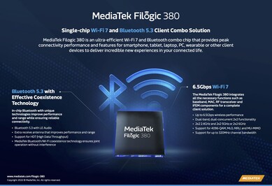 MediaTek Filogic 380 - Features. (Source: MediaTek)