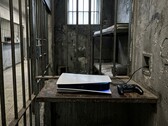 PS5 console shown in jail cell