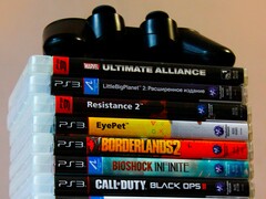 Unlike the Xbox 360, Sony PlayStation 3 game discs were Blu-ray.