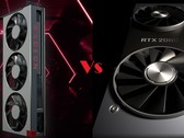 A new GPU battle for 2019: the Radeon VII vs. the GeForce RTX 2080. (Source: AMD/Nvidia/edit)