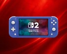 Banner showing Switch Lite with Switch 2 logo