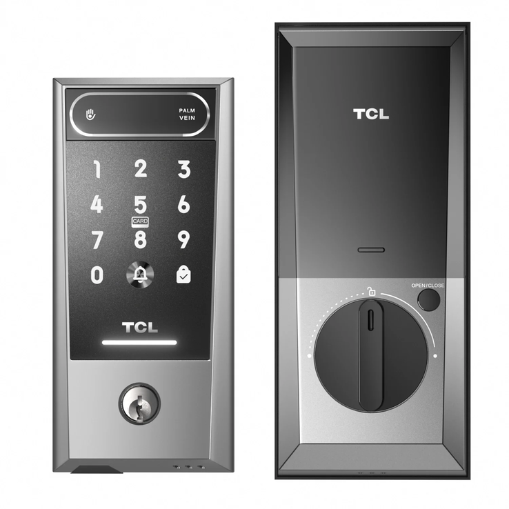 The TCL D2 Pro Palm Vein Digital Smart Door Lock with Keypad. (Image source: TCL)