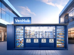 The Venhub convenience store runs 24/7 using AI robots to reduce business and operating costs 31-percent. (Image source: Venhub)