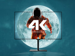The XG323B-4K-OLED looks pretty much the same as the XG323-4K-OLED2. Pictured: a promo picture of the gaming monitor. (Image source: ViewSonic - edited)