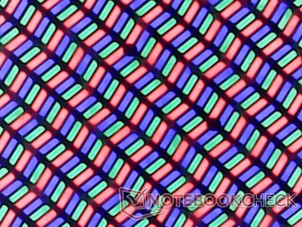 Crisp subpixels and image quality due to the glossy overlay
