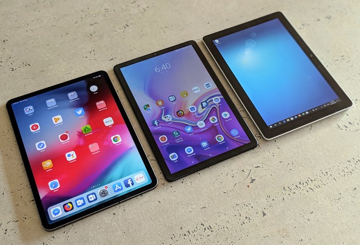 A tasty tablet trio. (Source: Notebookcheck)