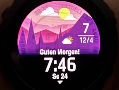 Burn-in on a Garmin Epix Gen 2 (Image source: Norret1983, via Reddit)