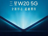 A Galaxy W20 poster. (Source: Samsung)