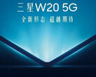 A Galaxy W20 poster. (Source: Samsung)