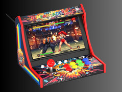 iMP Mini Arcade Pro joystick and micro-switch buttons are shown (Image source: iMP Gaming PR)