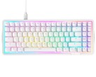 The white variant of the NZXT Function Elite MiniTKL keyboard. (Image source: NZXT)