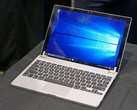 The aluminum construction and backlight give the Brydge keyboard a premium look. (Source: Laptop Mag)