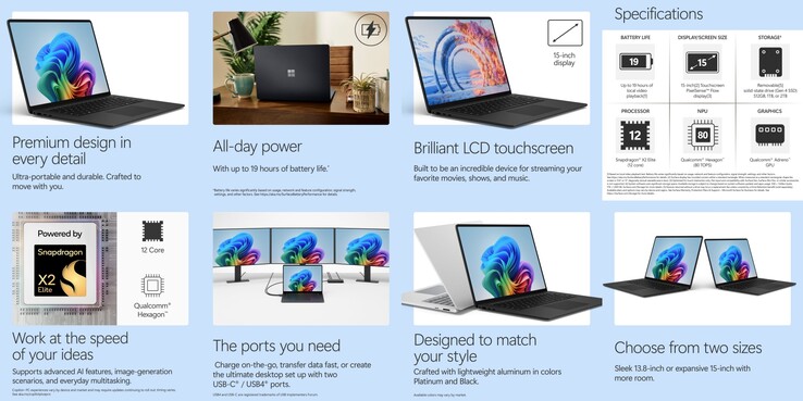 The 15-inch Surface Laptop 8.