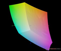 vs. sRGB: 100% coverage