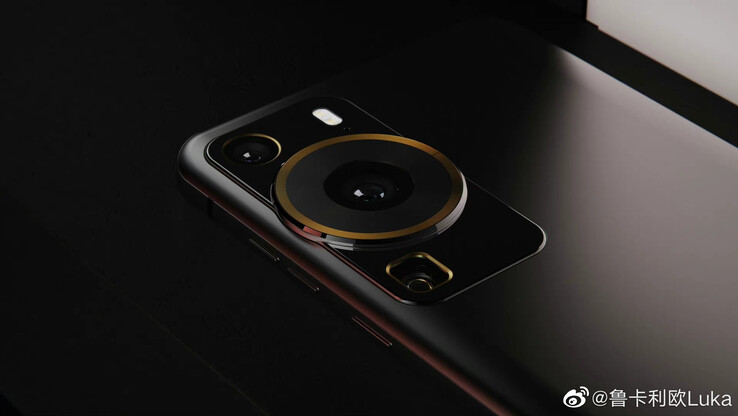 The "Huawei P60" is imagined as a subject for marketing shots...