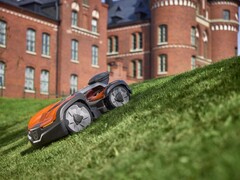 The Husqvarna Automower 535 AWD EPOS robot lawn mower will launch in 2025. (Image source: Husqvarna)