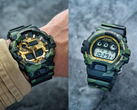 The Casio G-Shock GA-700CMG-3AER (left) and DW-6900CMG-3ER (right).