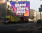 GTA 6 banner showing traffic in Vice City