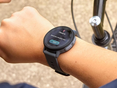 Garmin’s Bounce 2 smartwatch (pictured) is receiving software version 5.10. (Image source: Garmin)