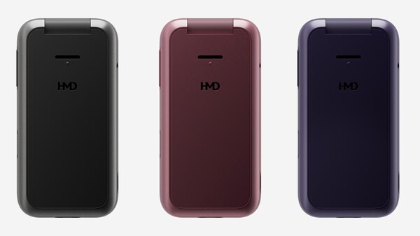 The HMD 2660 Flip is available in three colors. (Image source: HMD)