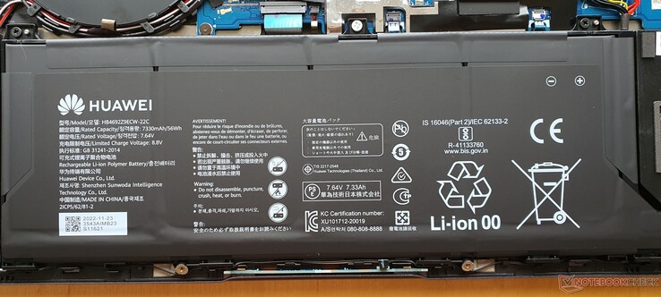 56 Wh battery