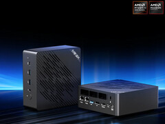 The ER397-AI and ER936-AI mini PCs are now available to purchase. Pictured: a promo picture of the mini PCs. (Image source: Minix - edited)