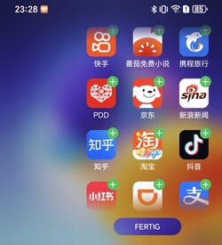 ... as most of the applications that can be displayed on the 4-inch screen are tailor-made for the Chinese market.