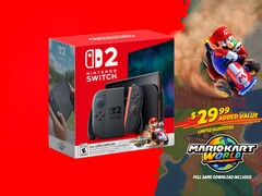 Nintendo Switch 2 Mario Kart World bundle banner is shown (Image source: Amazon with edits)
