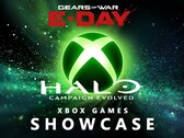 Xbox Games Showcase 2026 banner with Halo: Campaign Evolved and Gears of War: E-Day